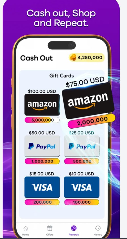Claim rewards
